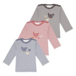 Baby shirt with chicken motif LUNA | SENSE ORGANICS